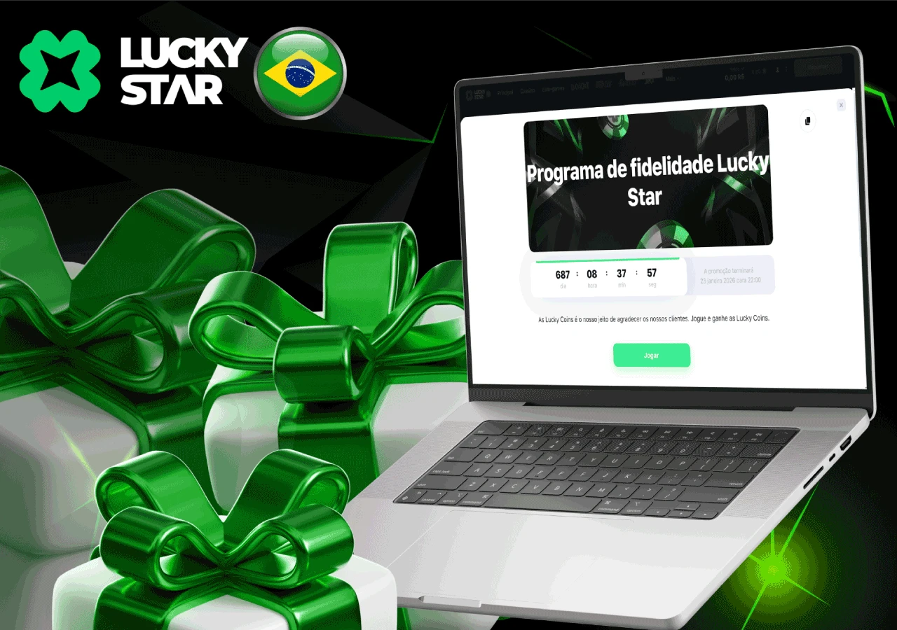 Ofertas disponíveis para os utilizadores do Lucky Star Brazil