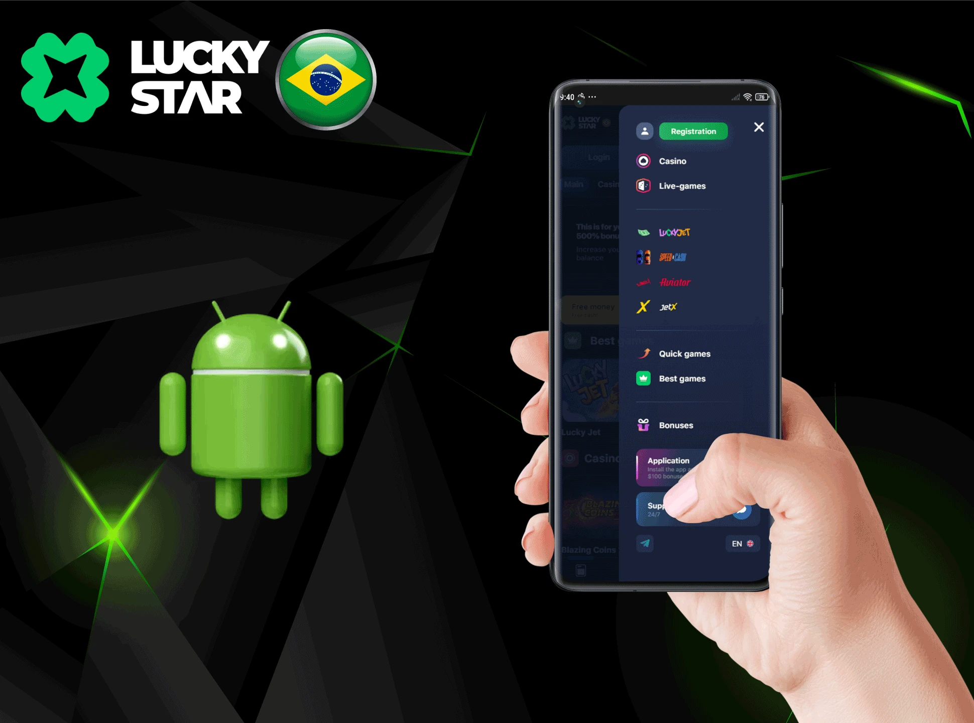 Instalar a aplicação web da casa de apostas na plataforma Android